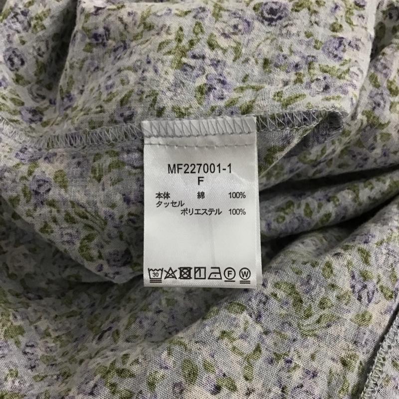 スタディオクリップ studio CLIP ワンピース ロングスカート 半袖ロングワンピース ロングカーディガン FREE プリント マルチカラー / マルチカラー /  レディース USED 古着 中古 10149641