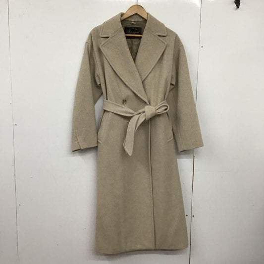 スローブイエナ SLOBE IENA コート コート一般 20-020-912-4000-3-0 ロングコート カラージャケット アウター 38 無地 ベージュ / ベージュ /  レディース USED 古着 中古 10149653
