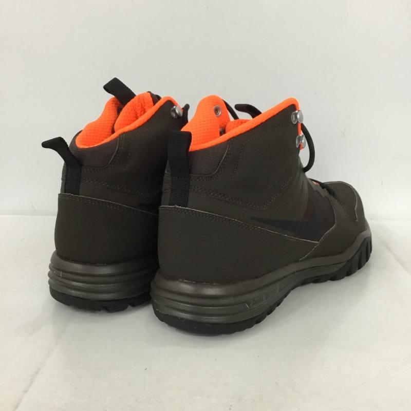 ナイキ NIKE スニーカー スニーカー 685359-206 DUAL FUSION HILLS MID SL 27cm 箱有 27.0cm ロゴ、文字 ダークブラウン / ダークブラウン / X 橙 / オレンジ /  メンズ USED 古着 中古 10149655