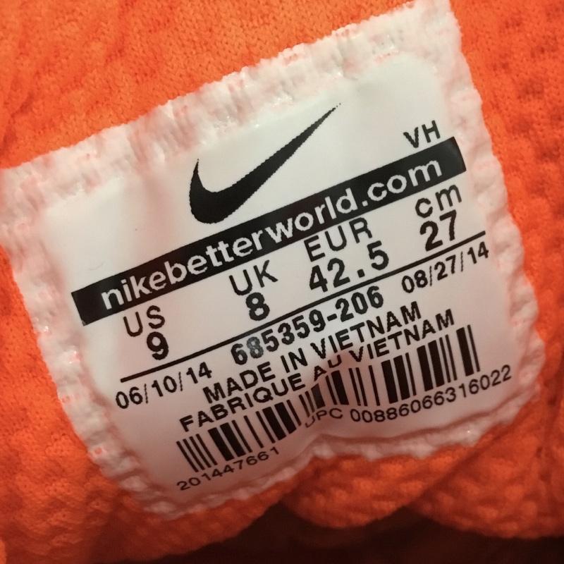 ナイキ NIKE スニーカー スニーカー 685359-206 DUAL FUSION HILLS MID SL 27cm 箱有 27.0cm ロゴ、文字 ダークブラウン / ダークブラウン / X 橙 / オレンジ /  メンズ USED 古着 中古 10149655