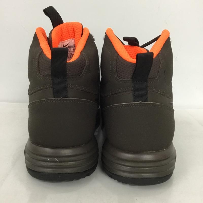 ナイキ NIKE スニーカー スニーカー 685359-206 DUAL FUSION HILLS MID SL 27cm 箱有 27.0cm ロゴ、文字 ダークブラウン / ダークブラウン / X 橙 / オレンジ /  メンズ USED 古着 中古 10149655