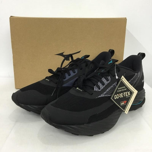 ミズノ MIZUNO スニーカー スニーカー J1GC257701 ウエーブライダーGTX 3 ランニング 28cm 箱有 28.0cm ロゴ、文字 黒 / ブラック /  メンズ USED 古着 中古 10149656
