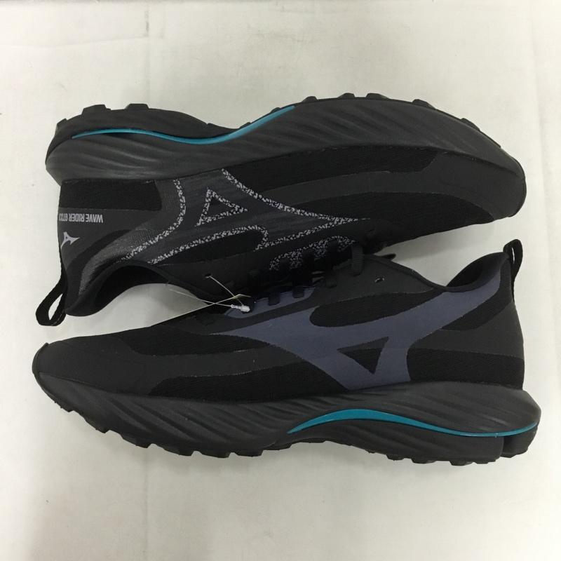 ミズノ MIZUNO スニーカー スニーカー J1GC257701 ウエーブライダーGTX 3 ランニング 28cm 箱有 28.0cm ロゴ、文字 黒 / ブラック /  メンズ USED 古着 中古 10149656