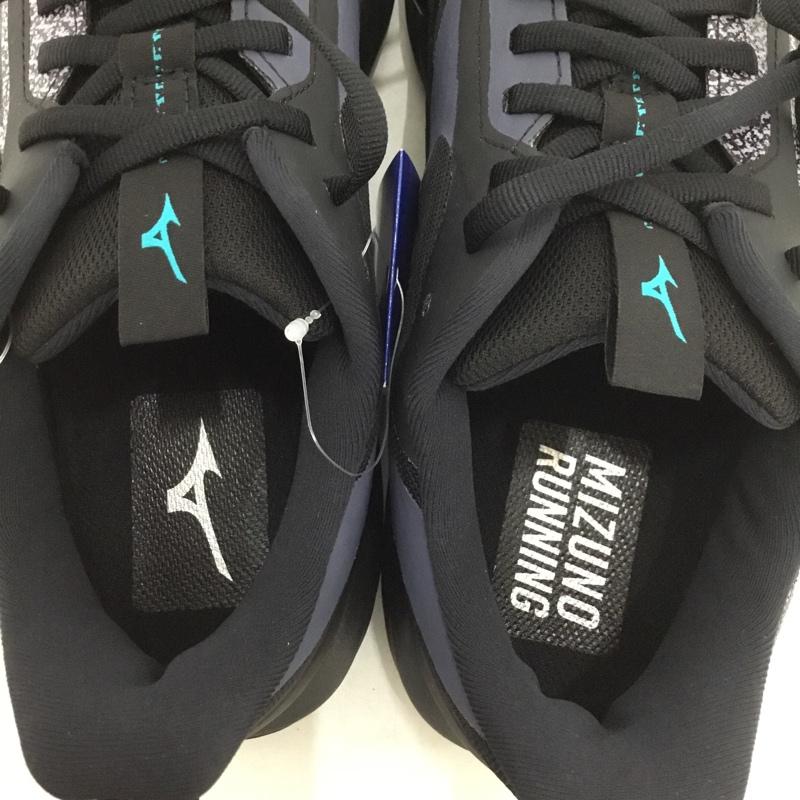 ミズノ MIZUNO スニーカー スニーカー J1GC257701 ウエーブライダーGTX 3 ランニング 28cm 箱有 28.0cm ロゴ、文字 黒 / ブラック /  メンズ USED 古着 中古 10149656