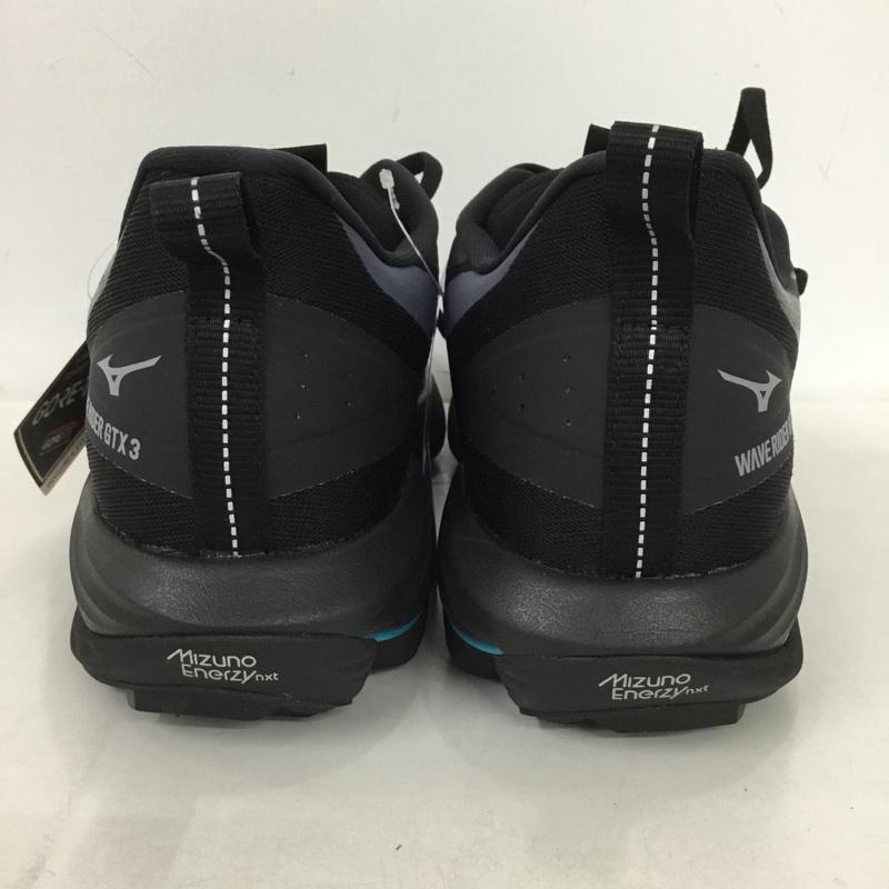ミズノ MIZUNO スニーカー スニーカー J1GC257701 ウエーブライダーGTX 3 ランニング 28cm 箱有 28.0cm ロゴ、文字 黒 / ブラック /  メンズ USED 古着 中古 10149656