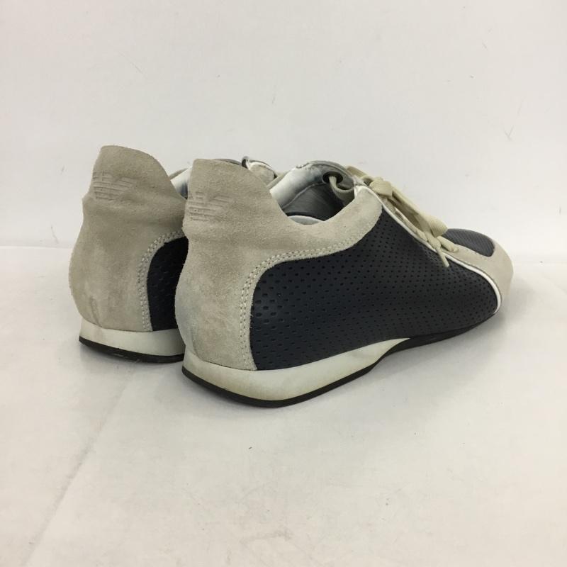 エンポリオアルマーニ EMPORIO ARMANI スニーカー スニーカー 無地 灰 / グレー / X 紺 / ネイビー /  メンズ USED 古着 中古 10149657