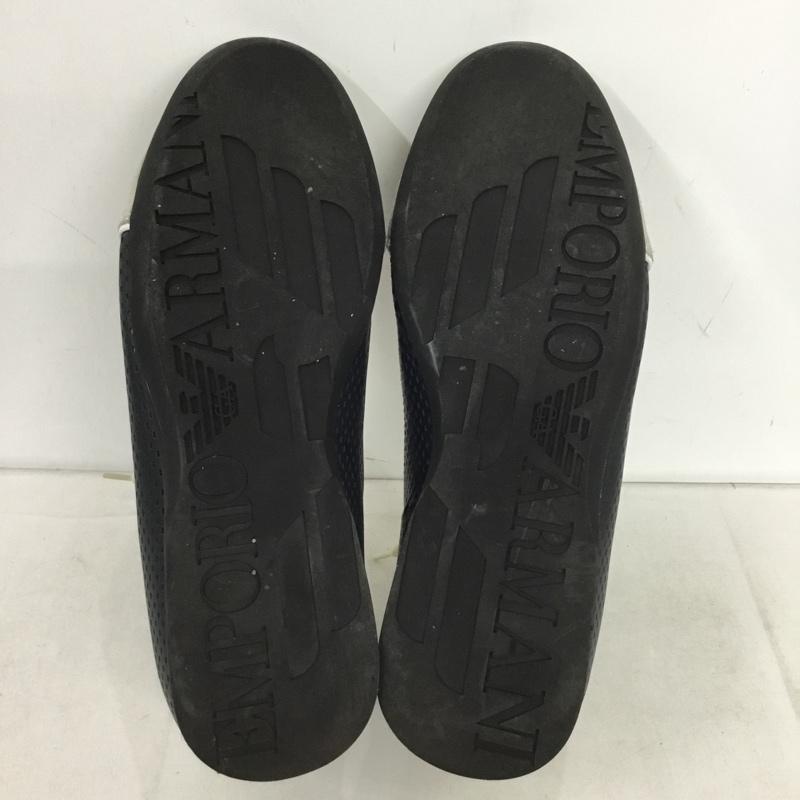 エンポリオアルマーニ EMPORIO ARMANI スニーカー スニーカー 無地 灰 / グレー / X 紺 / ネイビー /  メンズ USED 古着 中古 10149657