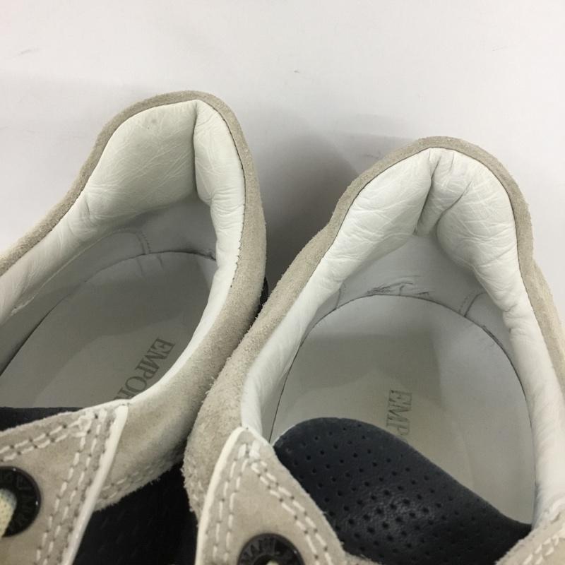 エンポリオアルマーニ EMPORIO ARMANI スニーカー スニーカー 無地 灰 / グレー / X 紺 / ネイビー /  メンズ USED 古着 中古 10149657