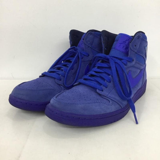 ナイキ NIKE スニーカー スニーカー AH7389-400 W AIR JORDAN 1 RET HI PREM 29cm 29.0cm ロゴ、文字 青 / ブルー /  メンズ USED 古着 中古 10149660