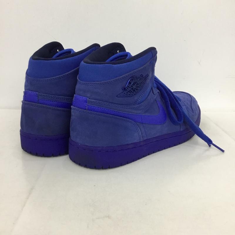 ナイキ NIKE スニーカー スニーカー AH7389-400 W AIR JORDAN 1 RET HI PREM 29cm 29.0cm ロゴ、文字 青 / ブルー /  メンズ USED 古着 中古 10149660
