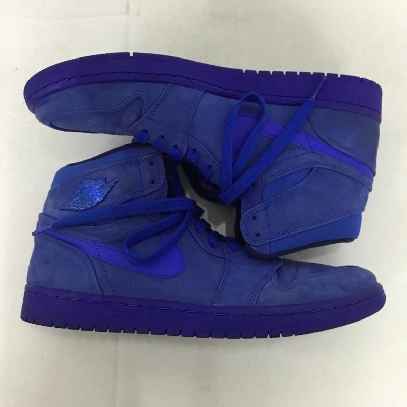 ナイキ NIKE スニーカー スニーカー AH7389-400 W AIR JORDAN 1 RET HI PREM 29cm 29.0cm ロゴ、文字 青 / ブルー /  メンズ USED 古着 中古 10149660