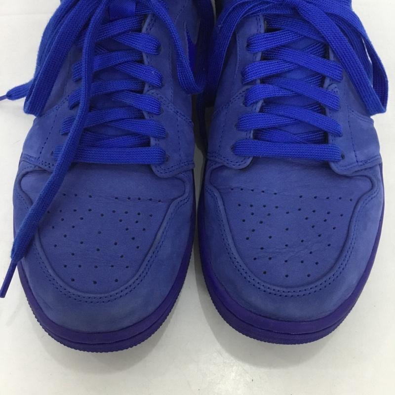 ナイキ NIKE スニーカー スニーカー AH7389-400 W AIR JORDAN 1 RET HI PREM 29cm 29.0cm ロゴ、文字 青 / ブルー /  メンズ USED 古着 中古 10149660