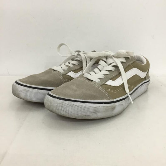 バンズ VANS スニーカー スニーカー V36CF CALM OLD SKOOL 25.5cm 25.5cm ロゴ、文字 グレージュ / グレージュ / X 白 / ホワイト /  メンズ USED 古着 中古 10149671