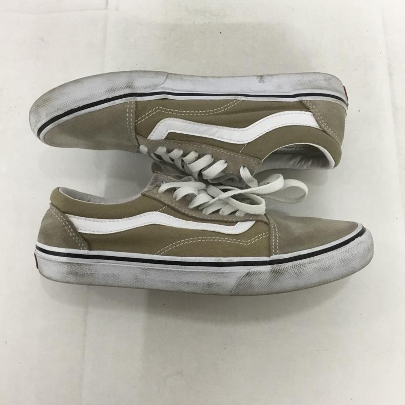 バンズ VANS スニーカー スニーカー V36CF CALM OLD SKOOL 25.5cm 25.5cm ロゴ、文字 グレージュ / グレージュ / X 白 / ホワイト /  メンズ USED 古着 中古 10149671