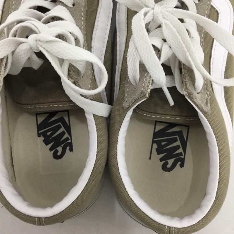 バンズ VANS スニーカー スニーカー V36CF CALM OLD SKOOL 25.5cm 25.5cm ロゴ、文字 グレージュ / グレージュ / X 白 / ホワイト /  メンズ USED 古着 中古 10149671