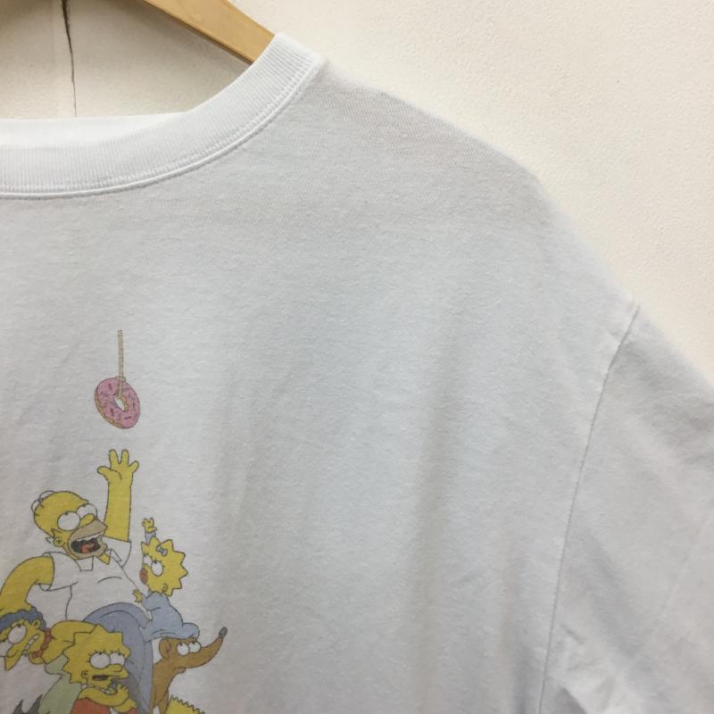ＵＳフルギ US古着 Tシャツ 半袖 THE SIMPSONS 白 半袖Tシャツ GOOD ROCK SPEED L キャラクター 白 / ホワイト /  メンズ USED 古着 中古 10149683