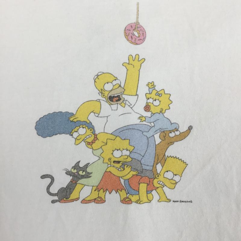 ＵＳフルギ US古着 Tシャツ 半袖 THE SIMPSONS 白 半袖Tシャツ GOOD ROCK SPEED L キャラクター 白 / ホワイト /  メンズ USED 古着 中古 10149683
