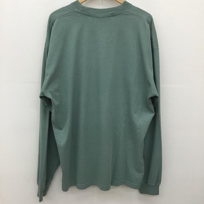 ユニオン UNION カットソー 長袖 UNION ORIGINAL TOKYO BIG LOGO L/S TEE ユニオン Tシャツ 4 ロゴ、文字 薄緑 / ライトグリーン /  メンズ USED 古着 中古 10149685