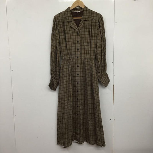 マウジー MOUSSY ワンピース ロングスカート 010baw30-7870 OPENCOLLARSHIRTDRESS シャツワンピース 1 チェック マルチカラー / マルチカラー /  レディース USED 古着 中古 10149688