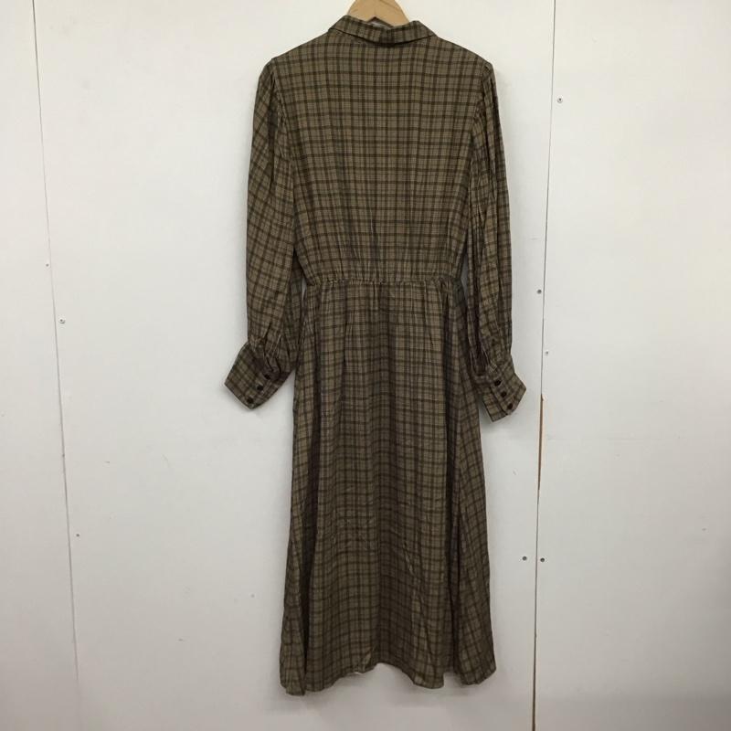 マウジー MOUSSY ワンピース ロングスカート 010baw30-7870 OPENCOLLARSHIRTDRESS シャツワンピース 1 チェック マルチカラー / マルチカラー /  レディース USED 古着 中古 10149688
