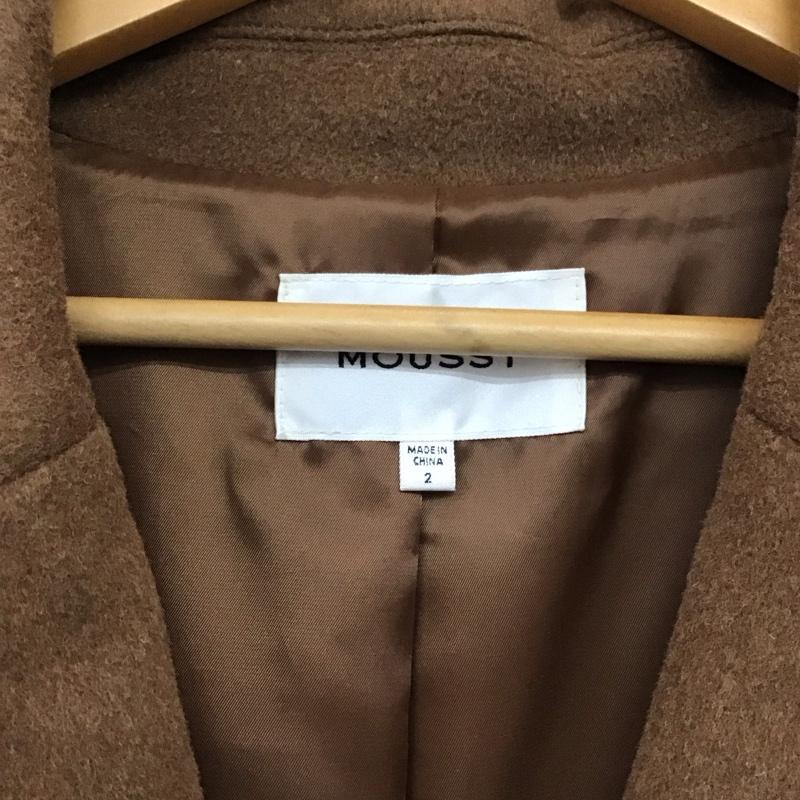 マウジー MOUSSY コート コート一般 010aav30-7450 FLOWEREMBROIDERYCOAT ロングコート 2 刺繍 茶 / ブラウン /  レディース USED 古着 中古 10149698