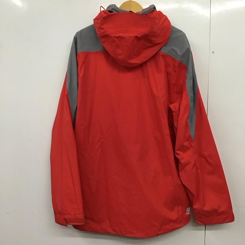 ナイキ エィシージー NIKE ACG ジャケット、上着 ジャンパー、ブルゾン ジップアップナイロンジャケット ジップアップパーカー アウター 00s XXL ロゴ、文字 赤 / レッド / X 灰 / グレー /  メンズ USED 古着 中古 10149704