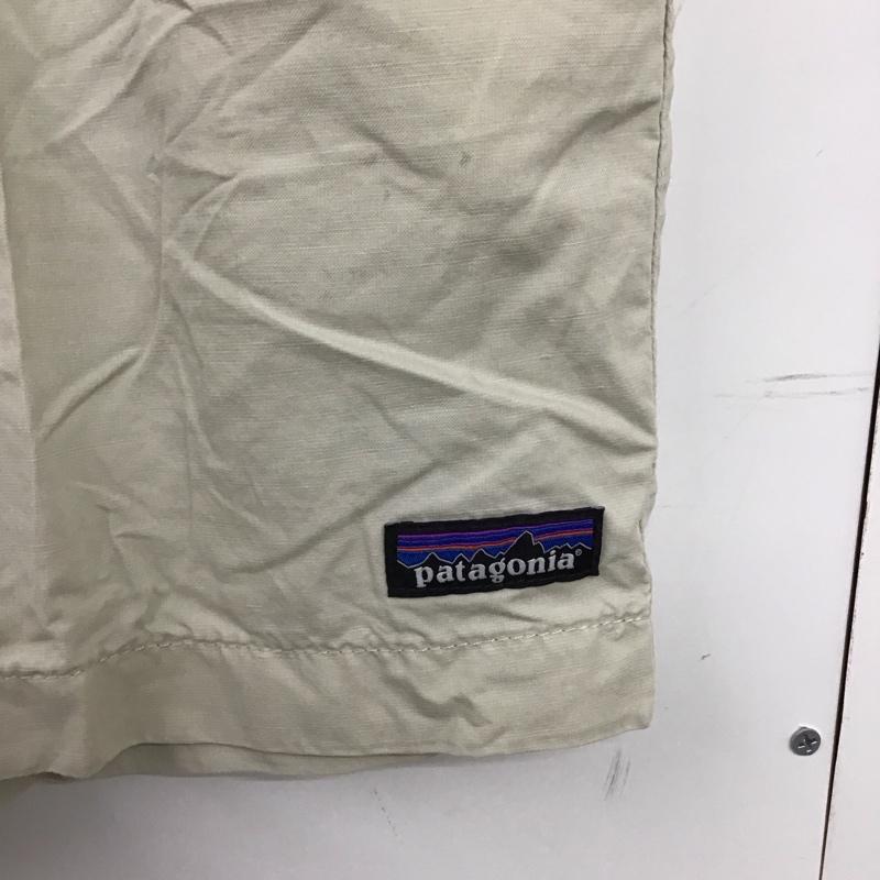 パタゴニア patagonia パンツ ショートパンツ ショートパンツ ハーフパンツ カジュアルパンツ 36インチ 無地 アイボリー / アイボリー /  メンズ USED 古着 中古 10149711