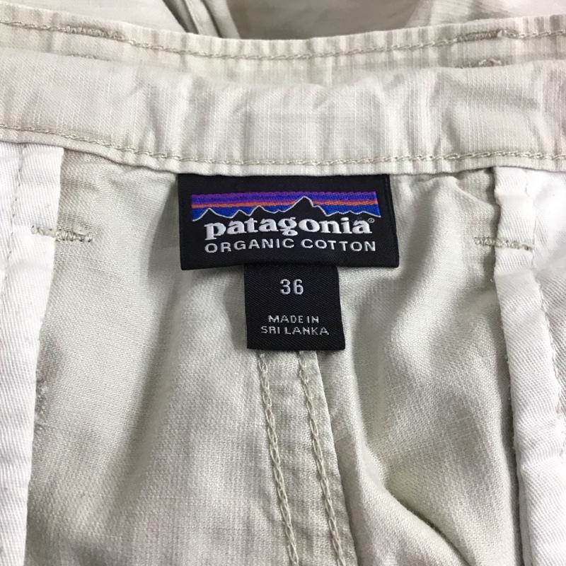 パタゴニア patagonia パンツ ショートパンツ ショートパンツ ハーフパンツ カジュアルパンツ 36インチ 無地 アイボリー / アイボリー /  メンズ USED 古着 中古 10149711