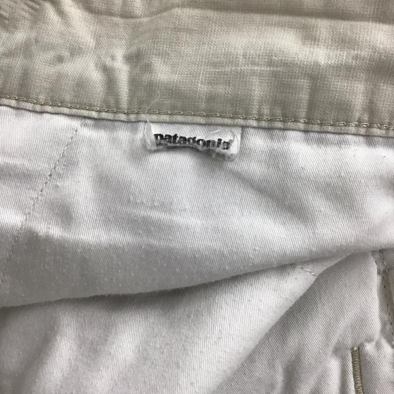 パタゴニア patagonia パンツ ショートパンツ ショートパンツ ハーフパンツ カジュアルパンツ 36インチ 無地 アイボリー / アイボリー /  メンズ USED 古着 中古 10149711