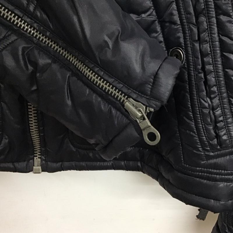 ディーゼル DIESEL ジャケット、上着 ジャンパー、ブルゾン ジップアップジャケット ダウンジャケット アウター M 無地 黒 / ブラック /  メンズ USED 古着 中古 10149721