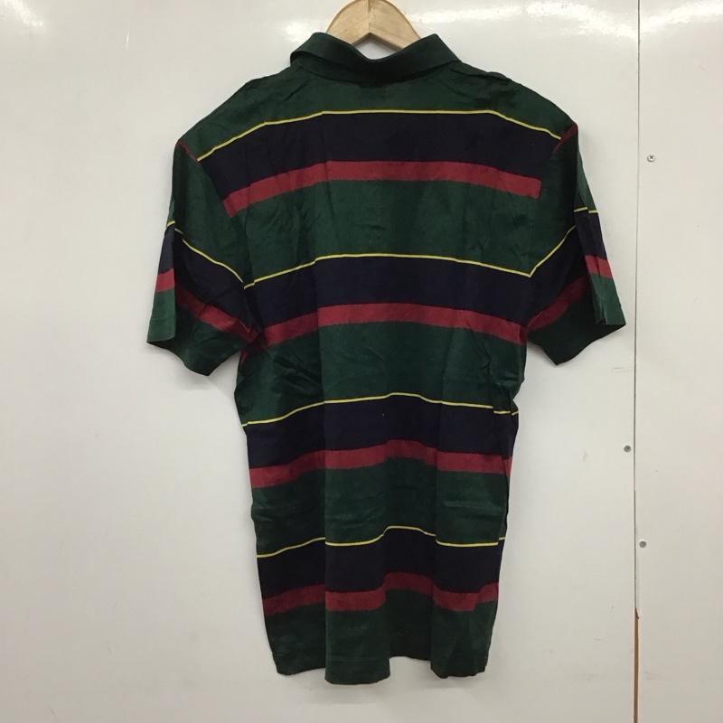 ナイキ NIKE ポロシャツ 半袖 半袖ポロシャツ カラーシャツ 半袖カットソー 90s ボーダー柄 マルチカラー / マルチカラー /  メンズ USED 古着 中古 10149724