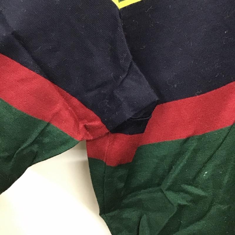 ナイキ NIKE ポロシャツ 半袖 半袖ポロシャツ カラーシャツ 半袖カットソー 90s ボーダー柄 マルチカラー / マルチカラー /  メンズ USED 古着 中古 10149724