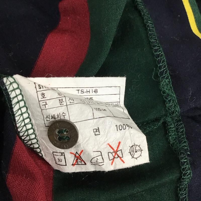 ナイキ NIKE ポロシャツ 半袖 半袖ポロシャツ カラーシャツ 半袖カットソー 90s ボーダー柄 マルチカラー / マルチカラー /  メンズ USED 古着 中古 10149724