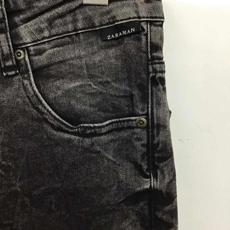 ザラメン ZARA MAN パンツ デニム、ジーンズ デニムパンツ スリムパンツ カジュアルパンツ ストレッチパンツ zmdc 38 無地 ダークグレー / ダークグレー /  メンズ USED 古着 中古 10149727