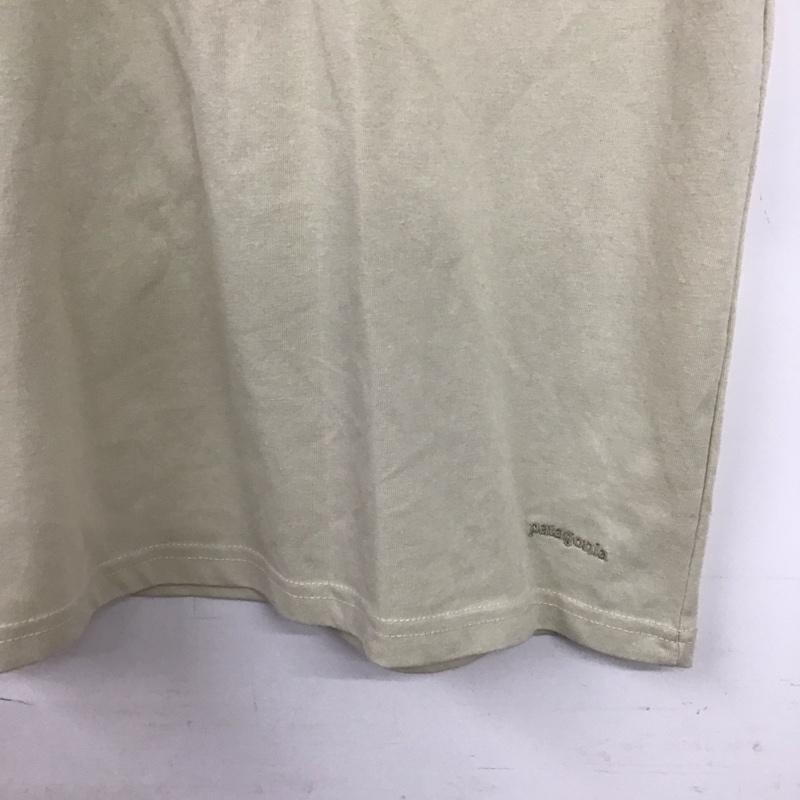 パタゴニア patagonia Tシャツ 半袖 半袖カットソー プリントTシャツ クルーネックカットソー S 無地 ベージュ / ベージュ /  メンズ USED 古着 中古 10149731