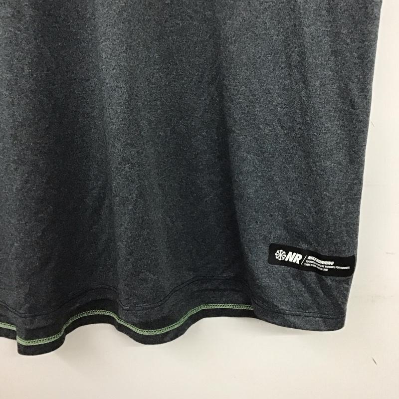 ナイキ NIKE Tシャツ 半袖 半袖カットソー プリントTシャツ クルーネックカットソー スポーツウェア XL ロゴ、文字 紺 / ネイビー /  メンズ USED 古着 中古 10149732