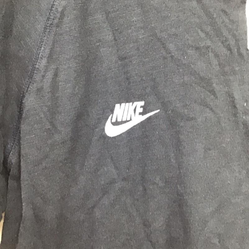 ナイキ NIKE Tシャツ 半袖 半袖カットソー プリントTシャツ ヘンリーネックカットソー XXL ロゴ、文字 紺 / ネイビー /  メンズ USED 古着 中古 10149733