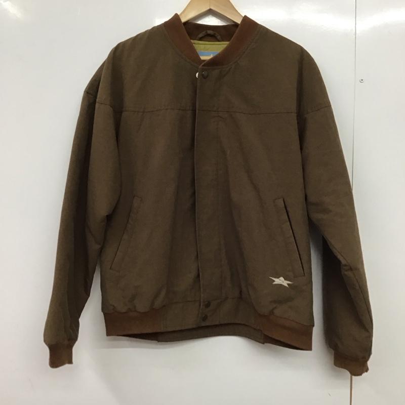 古着 USED ジャケット、上着 ジャンパー、ブルゾン ジップアップジャケット アウター 古着 M 無地 茶 / ブラウン /  メンズ USED 古着 中古 10149748