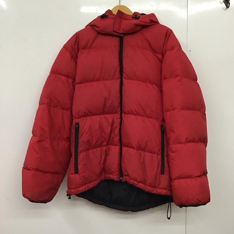 ランズエンド LANDS END ジャケット、上着 ジャンパー、ブルゾン ジップアップジャケット ダウンジャケット アウター リバーシブル 90s L 無地 赤 / レッド /  メンズ USED 古着 中古 10149749