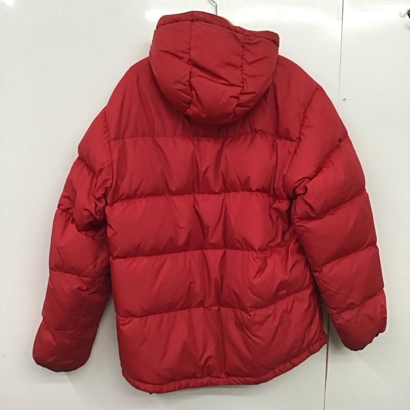 ランズエンド LANDS END ジャケット、上着 ジャンパー、ブルゾン ジップアップジャケット ダウンジャケット アウター リバーシブル 90s L 無地 赤 / レッド /  メンズ USED 古着 中古 10149749