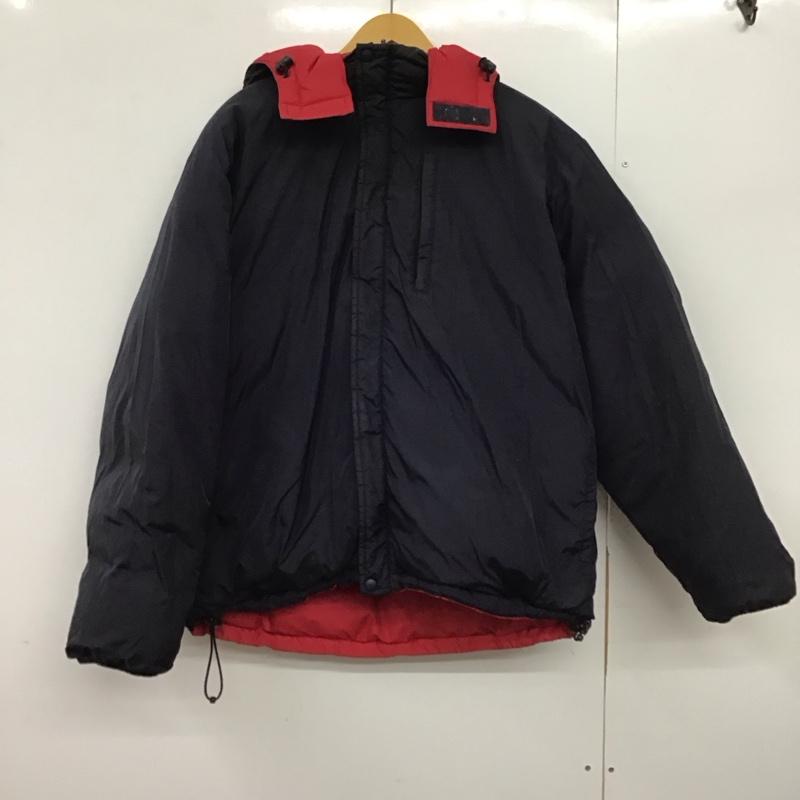 ランズエンド LANDS END ジャケット、上着 ジャンパー、ブルゾン ジップアップジャケット ダウンジャケット アウター リバーシブル 90s L 無地 赤 / レッド /  メンズ USED 古着 中古 10149749
