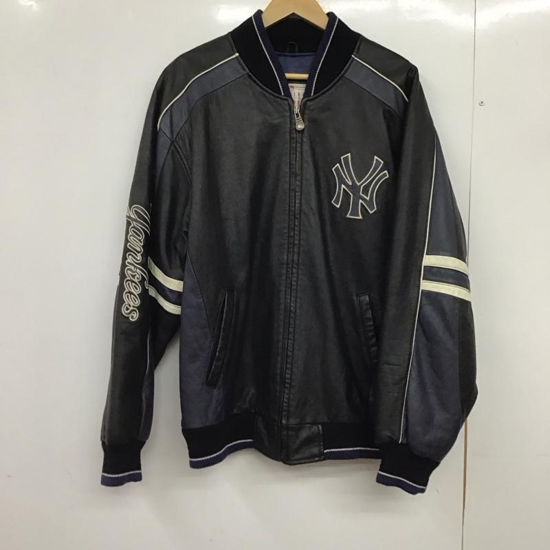 古着 USED ジャケット、上着 ジャンパー、ブルゾン ジップアップジャケット アウター 古着 M ロゴ、文字 紺 / ネイビー /  メンズ USED 古着 中古 10149750
