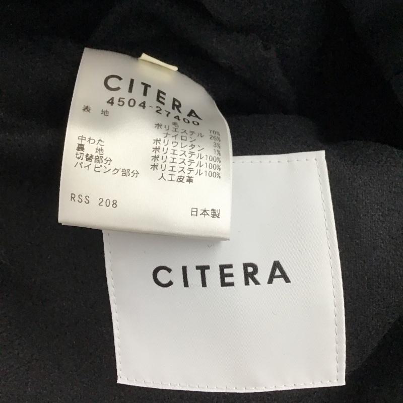 シテラ CITERA ジャケット、上着 ジャケット、ブレザー カジュアルジャケット アウター カラージャケット XL 無地 黒 / ブラック /  メンズ USED 古着 中古 10149752