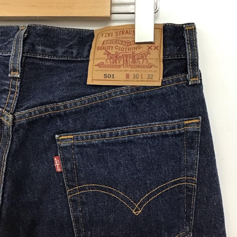 リーバイストラウスアンドコー Levi Strauss & co. パンツ デニム、ジーンズ デニムパンツ ワイドパンツ カジュアルパンツ 30インチ 無地 インディゴ / インディゴ /  メンズ USED 古着 中古 10149758