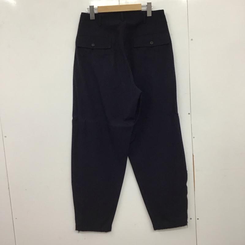 ヨウジヤマモトプールオム Yohji Yamamoto POUR HOMME パンツ ワークパンツ、ペインターパンツ ワイドパンツ カジュアルパンツ ワークパンツ パラシュートパンツ S 無地 紺 / ネイビー /  メンズ USED 古着 中古 10149761