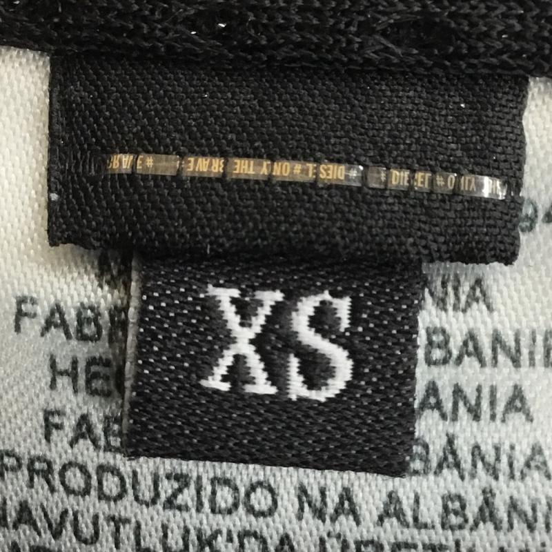 ディーゼル DIESEL ベスト ベスト 23AW ブラックデニムベスト XS ロゴ、文字 X ダメージ加工 黒 / ブラック /  メンズ USED 古着 中古 10149775