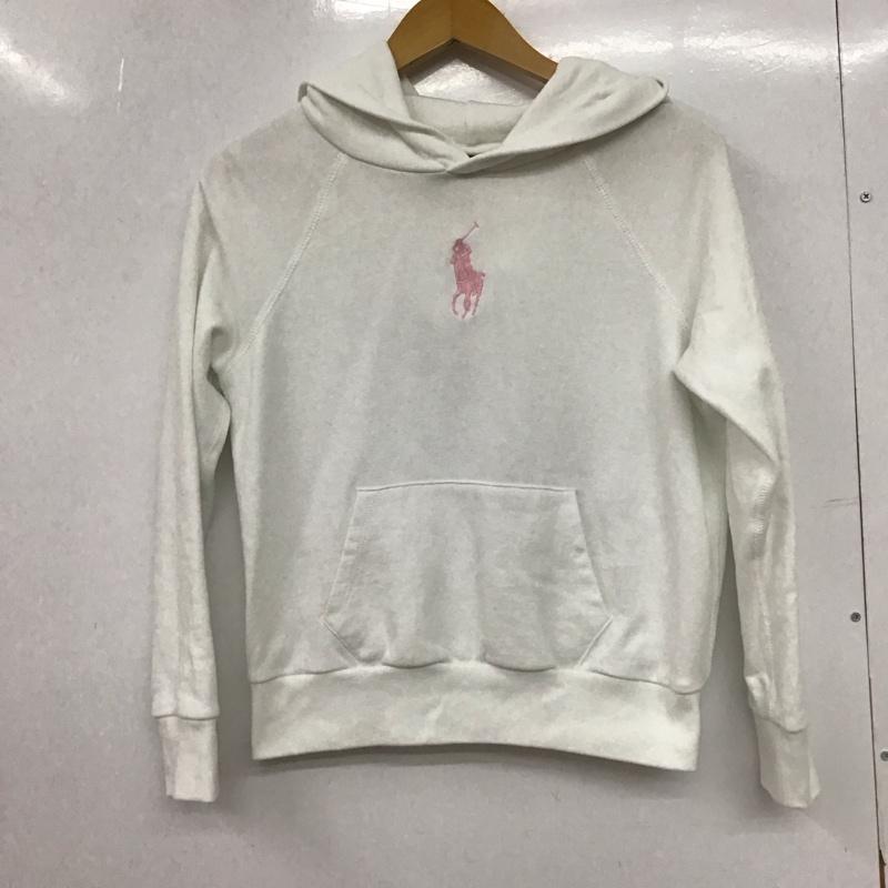 ポロラルフローレン POLO RALPH LAUREN パーカー 長袖 L 無地 白 / ホワイト /  レディース USED 古着 中古 10149783