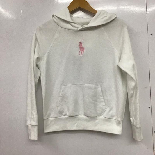 ポロラルフローレン POLO RALPH LAUREN パーカー 長袖 L 無地 白 / ホワイト /  レディース USED 古着 中古 10149783