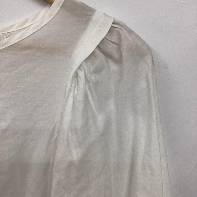 エヘカソポ ehka sopo カットソー 長袖 FREE 無地 白 / ホワイト /  レディース USED 古着 中古 10149784