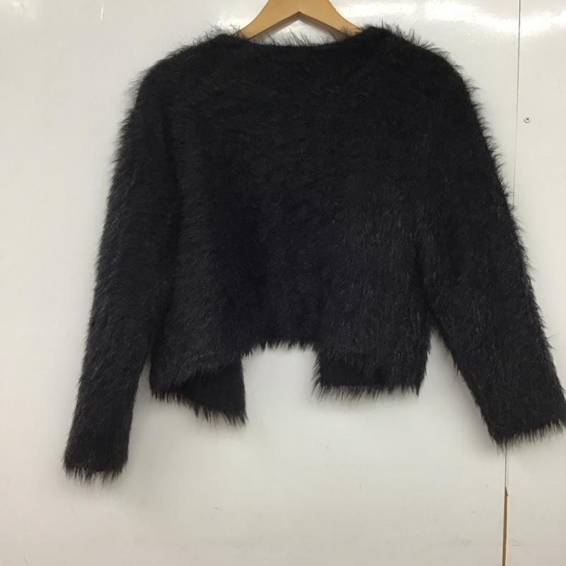 ユナイテッドトウキョウ UNITED TOKYO カーディガン 長袖 508333001 ニットカーディガン 1 無地 黒 / ブラック /  レディース USED 古着 中古 10149785